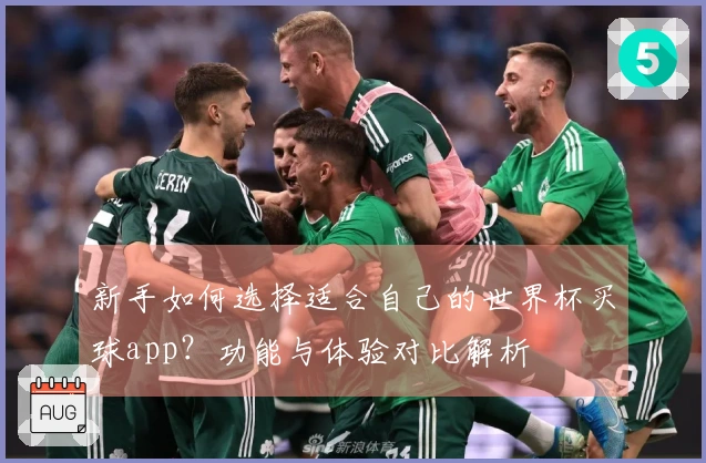 新手如何选择适合自己的世界杯买球app？功能与体验对比解析